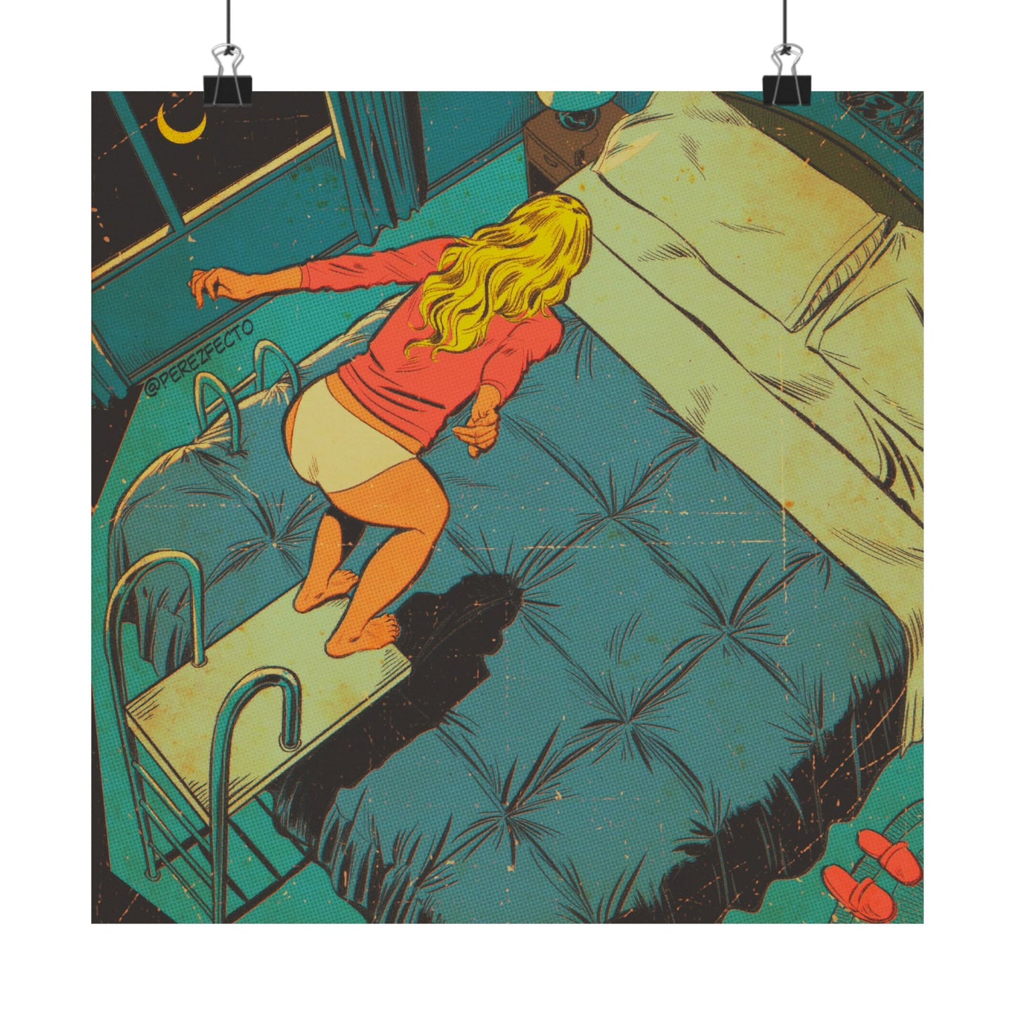 Dive into bed