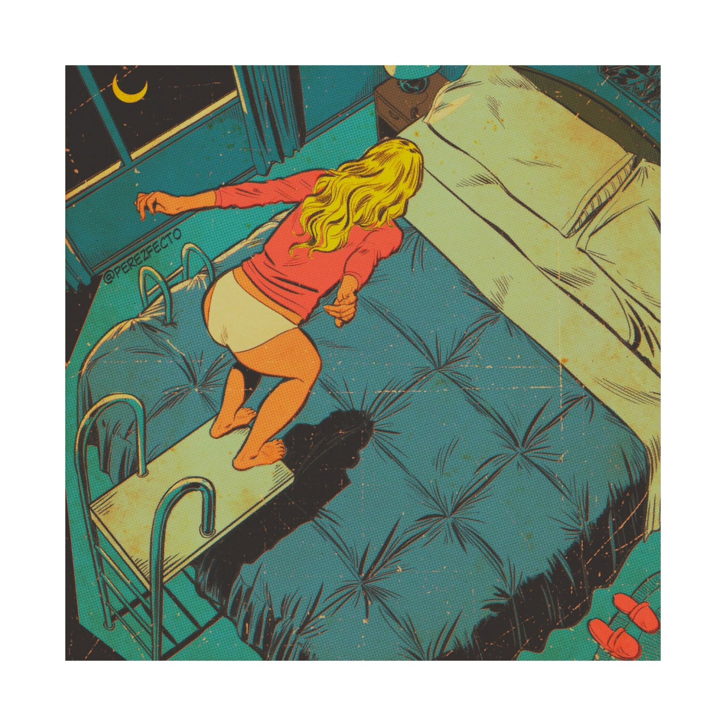 Dive into bed